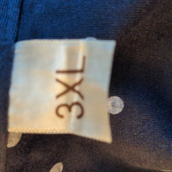 COPY - Navy Polk Dot,Short Sleeve Pant PJ'S - Picture 2 of 2